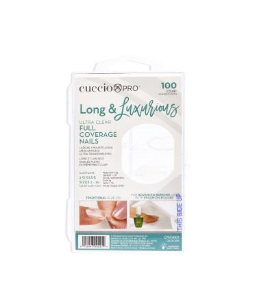 Cuccio Pro Long & Luxurious Tips 100ct Clear