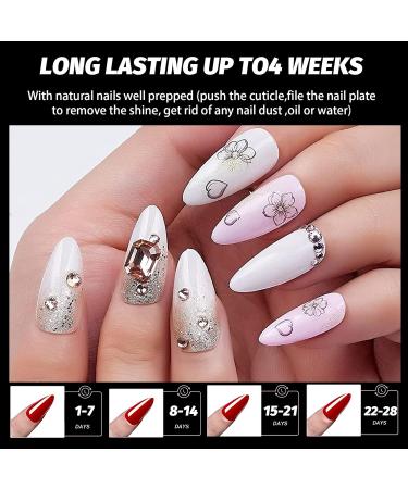 240PCS Medium Almond Gel Nail Tips Set - Pre-Buffed & Soft | Nail Extensions Kit for All Nails - Buy Online on SooperMarket.com