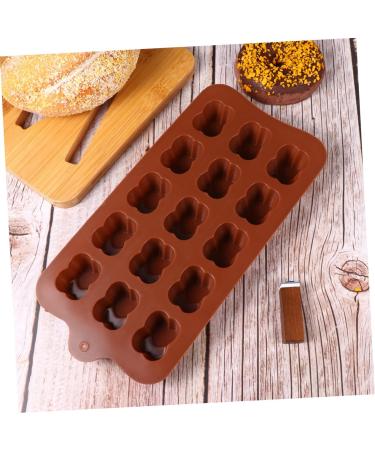 MAGICLULU Alphabet Stencils 2pcs Molder Mold for Chocolate Baking Tool para Paletas De Chocolate Non-Stick Molds Chocolate Making Molds Candy Pan Chocolate Ball Brownie 3D Bakeware - Buy Online on SooperMarket.com