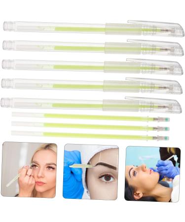Baluue 5pcs Beauty Spot Eyebrow Pen Eyebrow Gel Pen Eyebrow Wax Pen Pen Mapping Pencil Plastic - Buy Online on SooperMarket.com