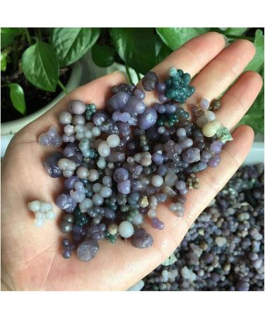 Gemstones and Crystals 50g-300g Natural Purple and Green Crystal Grape Agate Point Specimen Home Decoration FUZEGRDLI (Color : Grape Agate Size : 50g) 50g Grape Agate - Buy Online on SooperMarket.com