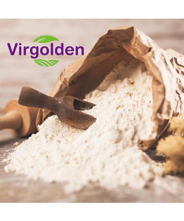 Vital Wheat Gluten Flour 1kg by Virgolden - Protein Source High Fiber Vegetarian & Vegan-Friendly Keto Seitan Non GMO - Buy Online on SooperMarket.com