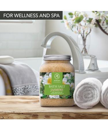 Buy Jasmine Bath Sea Salt 46 Oz - Relaxing Aromatherapy Bath Soak | Body Care & Beauty | 1300g Floating Flower Essence - Buy Online on SooperMarket.com