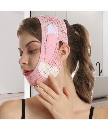 Double Chin Reducer - V Lines Lifting Belt Double Chin Reducer - Face Lifting Belt Chin Strap Facial Slimming Strap Reusable V Lines Belt For Firming Contours Jawlines Shaper - Buy Online on SooperMarket.com
