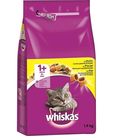 Whiskas Dry Adult 1 + with Chicken 1 9 Kg