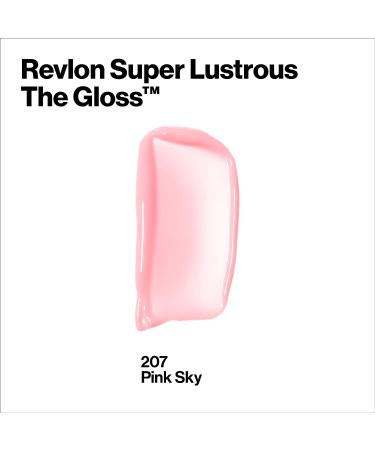 Revlon Super Lustrous The Gloss Lip Gloss - 207 Pink Sky, Non-Sticky High Shine Finish - 0.13 Fl Oz - Buy Online on SooperMarket.com