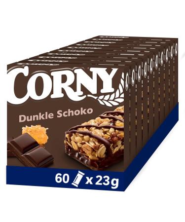 Corny Classic Dark Chocolate cereal bar with delicious dark chocolate 60x23g