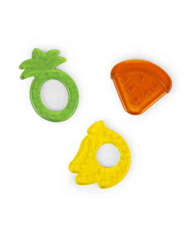 Bright Starts Juicy Chews 3 BPA-free teething rings for all babies from 3 months