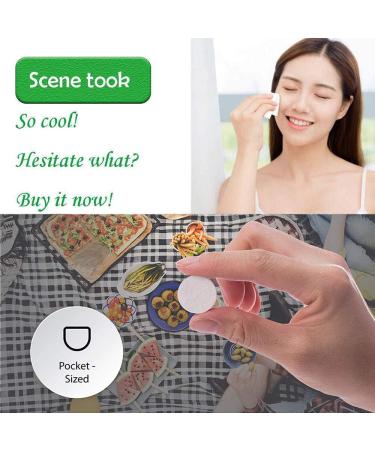 Zonsuse Portable Mini Compressed Towels - 60 PCs Disposable Travel Camping & Hotel Use - Buy Online on SooperMarket.com