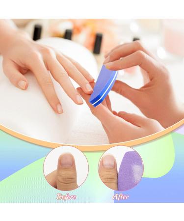 20 Pcs Double Sided Nail Buffers 100/180 Grit Blocks for Natural Gel Acrylic Nails - Durable and Portable Manicure Tools (Blue) - Buy Online on SooperMarket.com