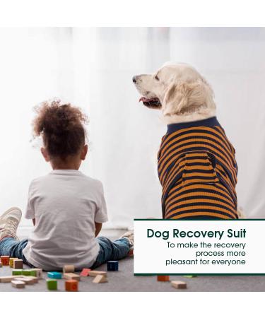 Kuoser Dog Body Post-Op for Male & Female Dogs - Breathable & Leakage Protection - Anti-Licking Recovery Suit (Brown Size M - 1 Pack) - Buy Online on SooperMarket.com