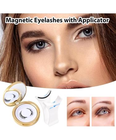DASHIELL No Glue False Eyelashes | False Reusable Lashes - Natural Look False Lashes False Eyelashes Easy-to-Use Applicator Strong Magnets For Beginners - Buy Online on SooperMarket.com