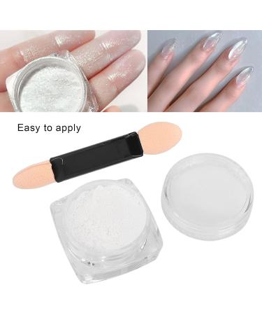 Chrome Nail Powder Simple Operation Safe Lasting Glossy Silky Mirror Effect Chrome Powder Fine Powder for Nail Technician for Nail Salon - Buy Online on SooperMarket.com
