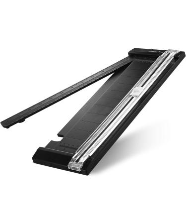Swingline 12 Inch Titanium Paper Cutter for Scrapbooking - Manual Trimmer with Security Safeguard & Side Ruler - Portable Straight Edge Cutter for Crafts, Photos & Cards - Buy Online on SooperMarket.com