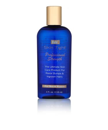 B&C Skin Tight Professional Solutions for Razor Bumps and Ingrown Hair 4oz(118ml) for Men & Women