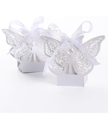 Lodokdre Pack of 20 Sweets Sweets Box Large Butterfly for Wedding Christening - Buy Online on SooperMarket.com