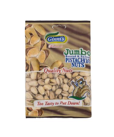 Ginni's Famous Jumbo Pistachio Nuts Roasted & Salted 2x150g