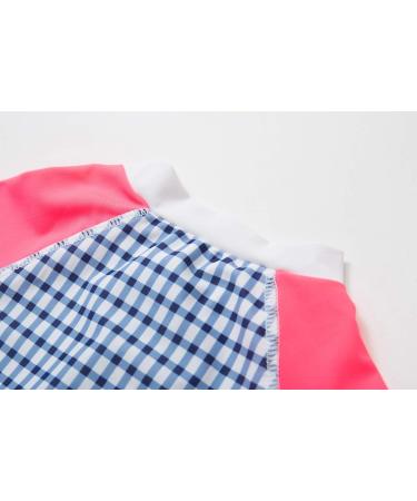 BONVERANO Baby Girls Long Sleeve Swimsuit UPF 50+ Sun Protection 9-12 Months Blue/White - Buy Online on SooperMarket.com