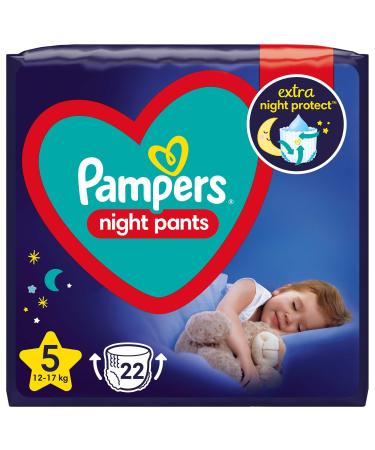 Pampers (Old Version) Night Pants Diapers Size 5 22 Pack 12kg-17kg