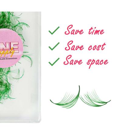 VNE 500 Colorful Lash Extensions - Premade Volume & Mega Fans - 14mm C Curl Purple 6D - Buy Online on SooperMarket.com