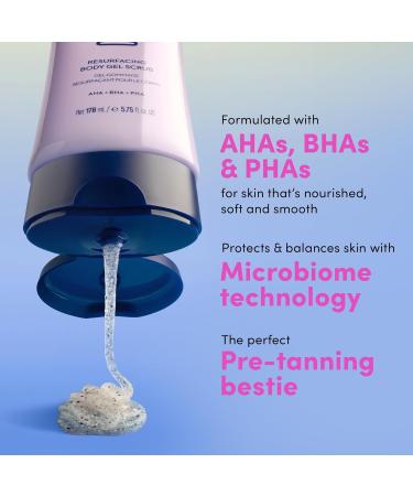 Coco & Eve Resurfacing Body Gel Scrub | Exfoliating AHA BHA Scrub for Smoothing Brightening & Pre-Tan Prep Ideal for Dry Textured & Sensitive Skin - 5.75 fl oz - Buy Online on SooperMarket.com