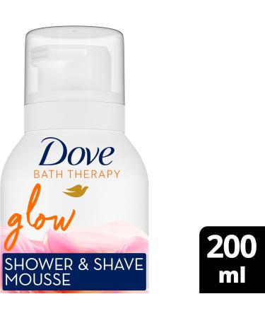 Dove Bath Therapy Glow Shower Mousse Shower Foam with a blood orange & spiced rhubarb scent and niacinamide 200 ml - Buy Online on SooperMarket.com