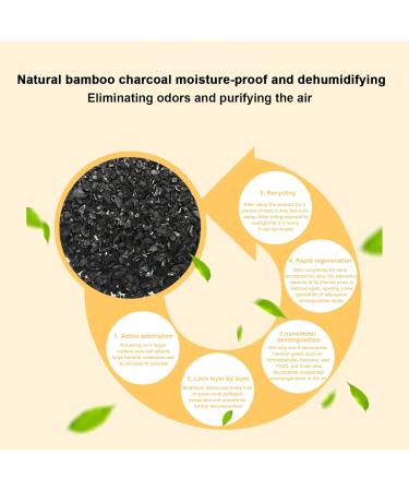 Shichangda Charcoal Odor Absorber | Cartoon Car Freshener & Long-Lasting Air Purification Bags - Odorless Home Smell Eliminator in Blue - Buy Online on SooperMarket.com
