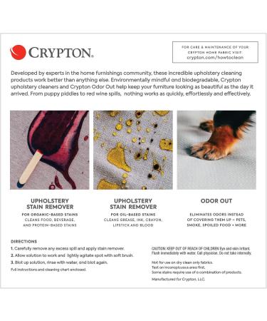 Crypton Upholstery Gold & Purple Stain Remover Kit with Odor Out Deodorizer - 8 fl. oz. | International Shipping Available - Buy Online on SooperMarket.com