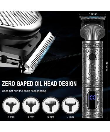 Hatteker 6-in-1 Professional Beard Trimmer Kit for Men - Cordless Hair Clipper and Grooming Set - Buy Online on SooperMarket.com
