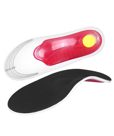 Orthesis deposits relief from heel pain Comfortable Plantar fasciitis - shoe insoles orthopedic for women & men's orthopedic insoles for flat feet L black
