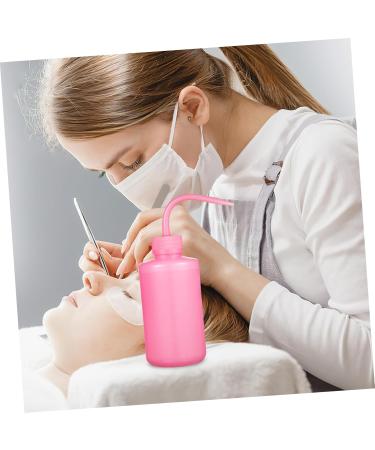 Safety Wash Bottle Set - 2pcs 250ml Eyelash & Dreadlock Cleaning Bottles | Pink Squeeze Water Bottle for Hair & Lab Use - Buy Online on SooperMarket.com