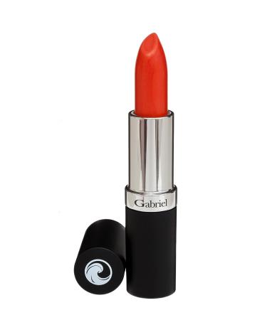 Gabriel Cosmetics Lipstick - Vibrant Coral/Gold Shimmer | Natural, Vegan, Paraben-Free | Long-Lasting Formula with Jojoba and Aloe | 0.13 Oz - Buy Online on SooperMarket.com
