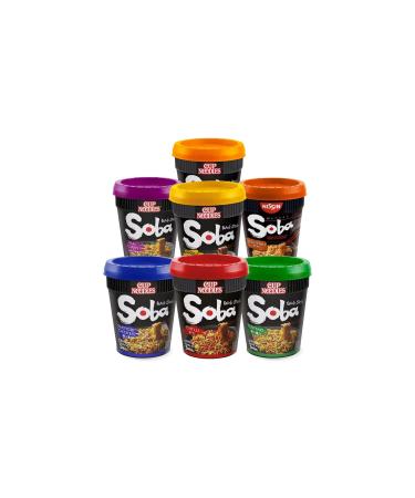 Nissin Soba Classic Pot Noodles Cup Case of 20 | Self Customised Flavours From Wide Range Tastes