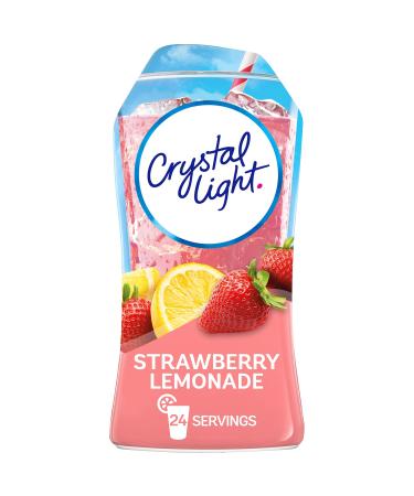 Crystal Light Liquid Strawberry Lemonade Naturally Flavored Drink Mix, 1.62 fl oz Bottle Strawberry Lemonade 1.62 Fl Oz (Pack of 1)