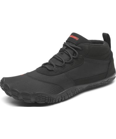 SAGUARO Unisex Barefoot Shoes - Breathable Non-Slip Lightweight - with Wide Toe Box and Zero-Drop Sole 43 EU Black