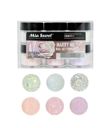 Mia Secret Polymer Marry ME 6 pcs Acrylic Collection - Professional Acrylic Nail Kit - Buy Online on SooperMarket.com
