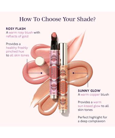By Terry Brightening CC Liquid Blush 13g (0.4 oz) - Radiance Boosting Rosy Flash Makeup with Rosehip Oil - Buy Online on SooperMarket.com