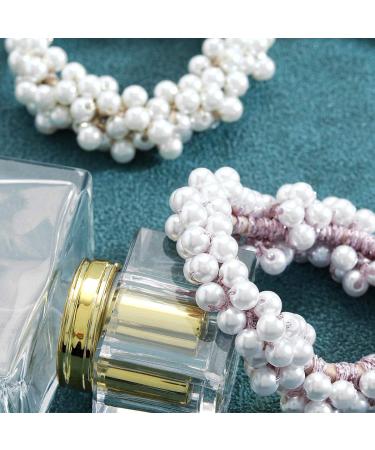 Runmi Hair Ties | 3 Pack Pearl Scrunchies & Beaded Ponytail Holders | Stylish Hair Accessories for Women & Girls - Buy Online on SooperMarket.com