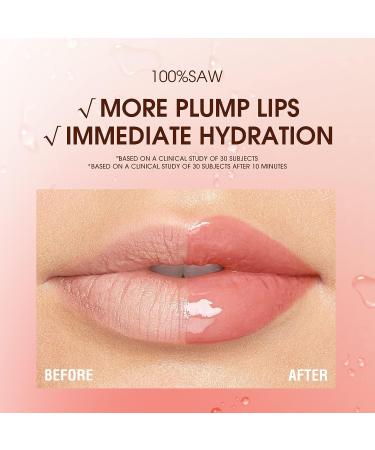 BANGFENG Hydrating Lip Oil - Plumping Tinted Gloss for Long Lasting Moisture - Strawberry Pink - Buy Online on SooperMarket.com