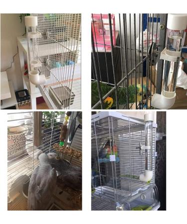 Bird Drinker Waterer Parrot - Automatic Drinking Device for Parakeet, Cockatiel, Conure, Lovebird, African Grey, Macaw - Medium Size - Buy Online on SooperMarket.com