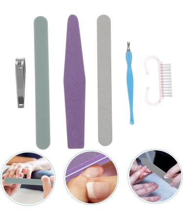 FOMIYES Nail Files 2 Nail Tools Nail Nail Clippers Nail Trimmers Polishing Strip Nail Set Rubbing Manicure Tools Sponge Nail Files Nail Clippers - Buy Online on SooperMarket.com