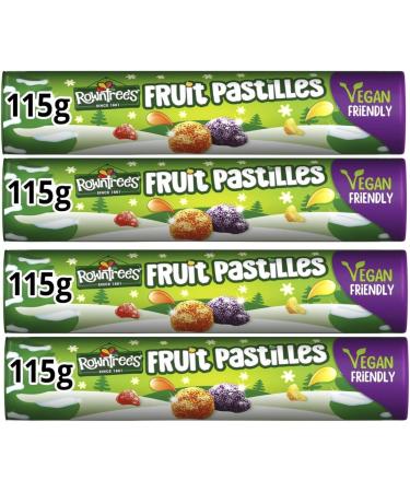 Rowntrees Fruit Pastilles Christmas Special Vegan Tube 115g Xmas 2022 treat ( Pack of 4) - Buy Online on SooperMarket.com