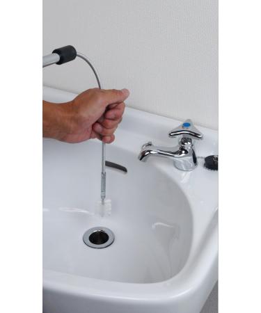 Kakudai 6055 Pipe Cleaner with Brush - 16.4 ft (5 m) Drain Cleaning Tool for Effective Maintenance - Buy Online on SooperMarket.com