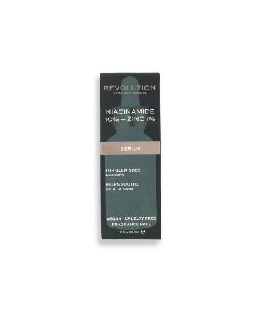 Revolution Skincare Blemish & Pore Refining Serum - 10% Niacinamide, 1% Zinc - Vegan & Cruelty Free - 30ml - Buy Online on SooperMarket.com