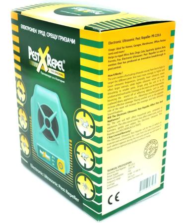 Effective Pest X Repel Ultrasound - Animal Defense Device for Mice Rats Cats & Dogs | 360 m Coverage - Buy Online on SooperMarket.com