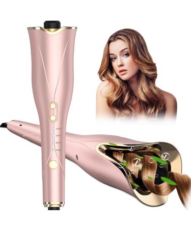 Automatic Curling Iron Smart Anti-Tangle Curling Iron 1 inch with Auto Shut-Off Automatic Hair Curler with 3 Temps Up to 430 Fast-Heating Rotating Curling Iron with Dual Voltage for Hair Styling