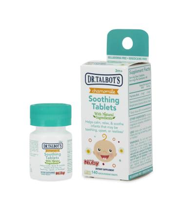 Convergence Dr. Talbot's Chamomile Soothing Tablets for Teething Infants 140 CountQuick-Dissolve Tablets Help Calm Relax and Soothe Infants