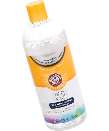 ARM & HAMMER Fresh Spectrum Coconut Mint Dog Water Additive 473ml - Dental Care for Dogs - Plaque & Tartar Removal - Breath Freshener - Gum & Teeth Cleaning - No Brushing Needed - Easy Pet Oral Hygiene - Buy Online on SooperMarket.com