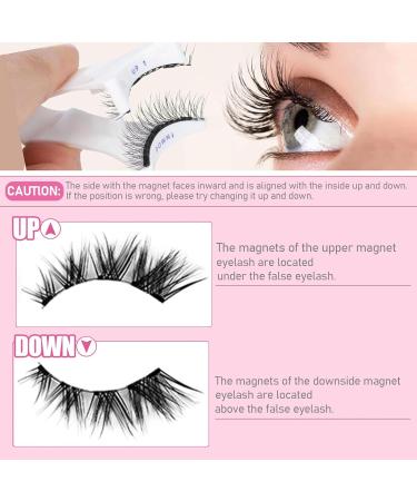 VEROA Magnetic Eyelashes With Applicator - Natural Look Cat Eyemagnetic Lashes Without Eyeliner - Reusable Magnetic Eyelashes Lightweight Waterproof Easy To Wear(Black) - Buy Online on SooperMarket.com
