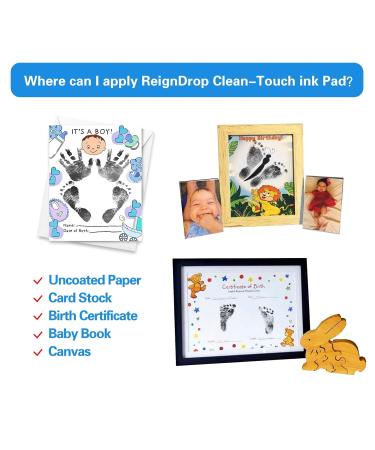 Baby Handprint & Footprint Set | 2 PCS Baby Impression Kit | Newborn & Pet Paw Print Gift - Buy Online on SooperMarket.com
